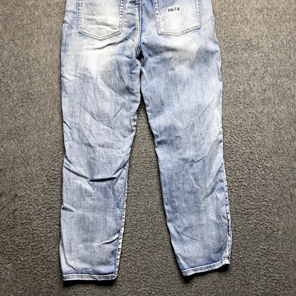 Sincerely Jules Women’s Size 5/27 Distressed Light Wash High Rise Straight Jeans - Picture 14 of 16